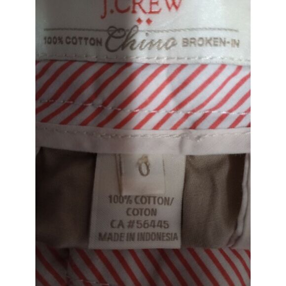 J Crew Shorts Ladies 0 Chino - Picture 3 of 5